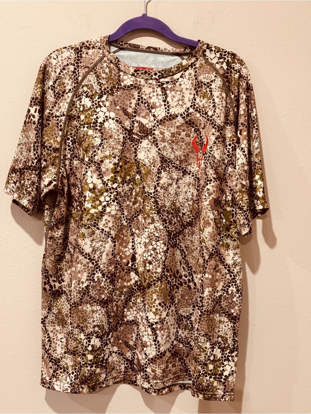 Badlands Men's Short Sleeve Camo XL Outdoor Fishing Hunting   Cool Lightweight